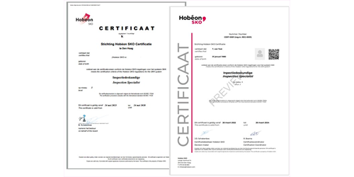 Eerste I&K-Certificaten via Mijn Certificatie